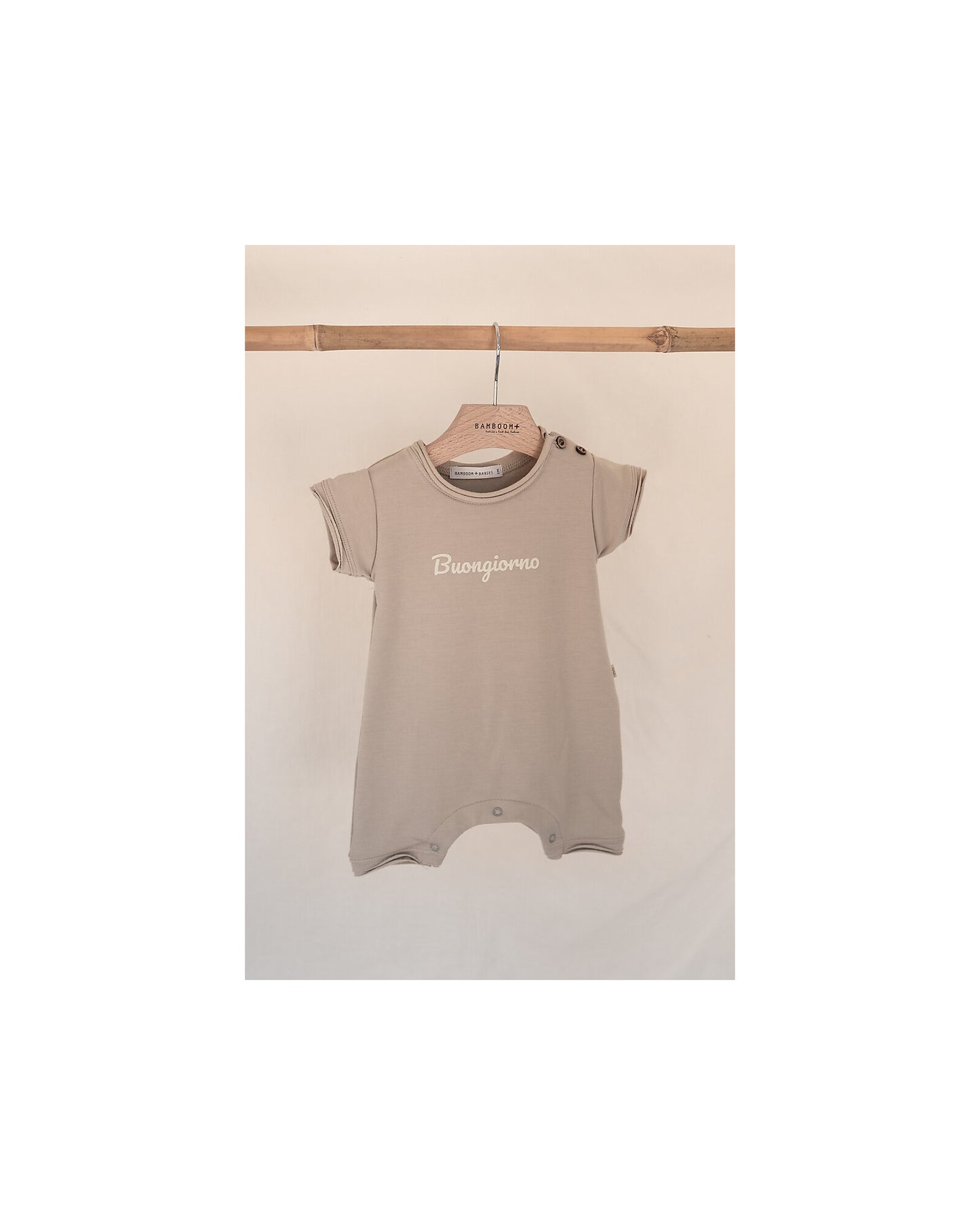 PROMO -40% Bamboom - Tutina estiva con stampa in bambù organico