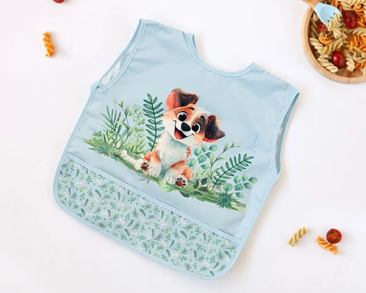 Kiokids Bavaglino impermeabile con tasca - senza maniche