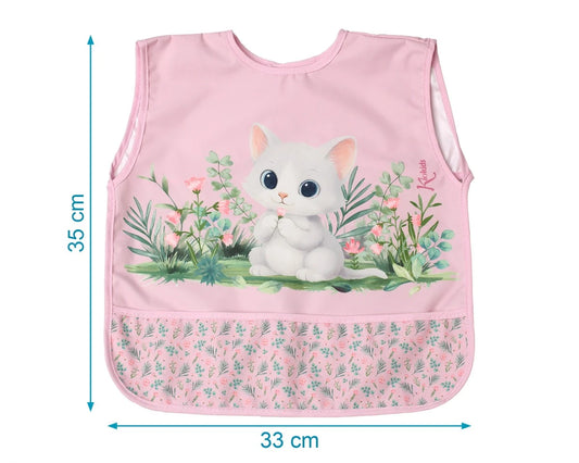 Kiokids Bavaglino impermeabile con tasca - senza maniche