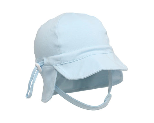 Kiokids - Berretto da bambino blu con protezione solare upf 50+