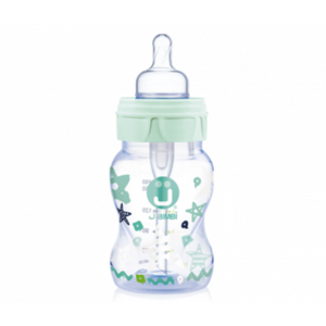 J Bimbi Biberon Trendy con tettarella anticolica ed antiotite 160 ml