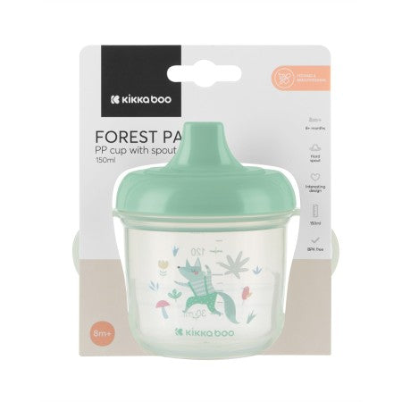 Kikkaboo Forest Party Tazza Antigoccia con Due Manici Bambini 8 Mesi+ 150ml