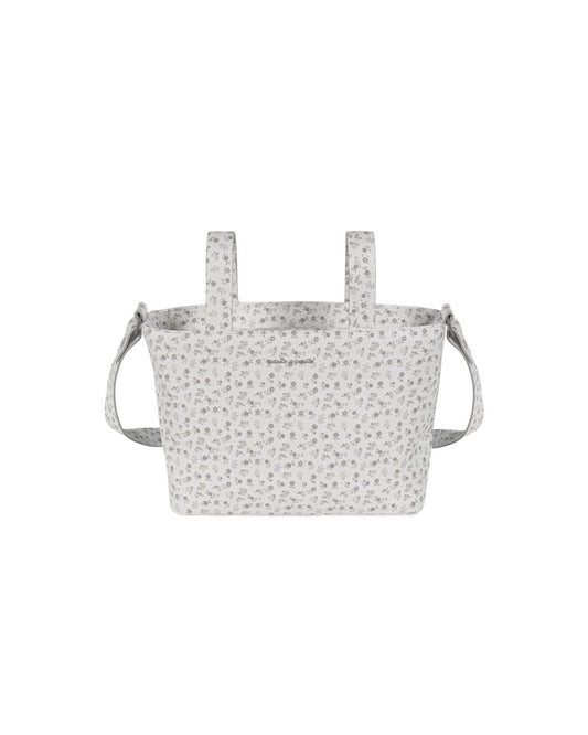 Pasito a Pasito Borsa Crossbody Little Bloom Fiori Grigio