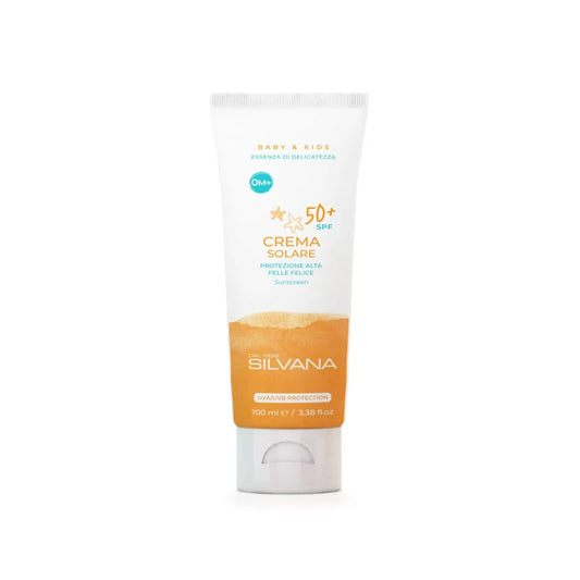 Silvana Crema Solare 50+ Alta Protezione Pelle felice 0m+ 100 ml