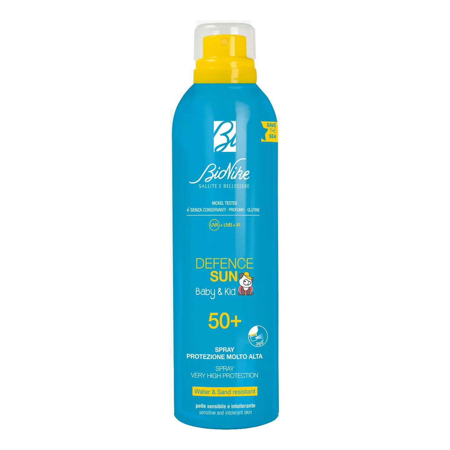 BioNike Defence Sun Protezione solare Baby & Kid 50+ - Spray Protezione molto alta - 200ml