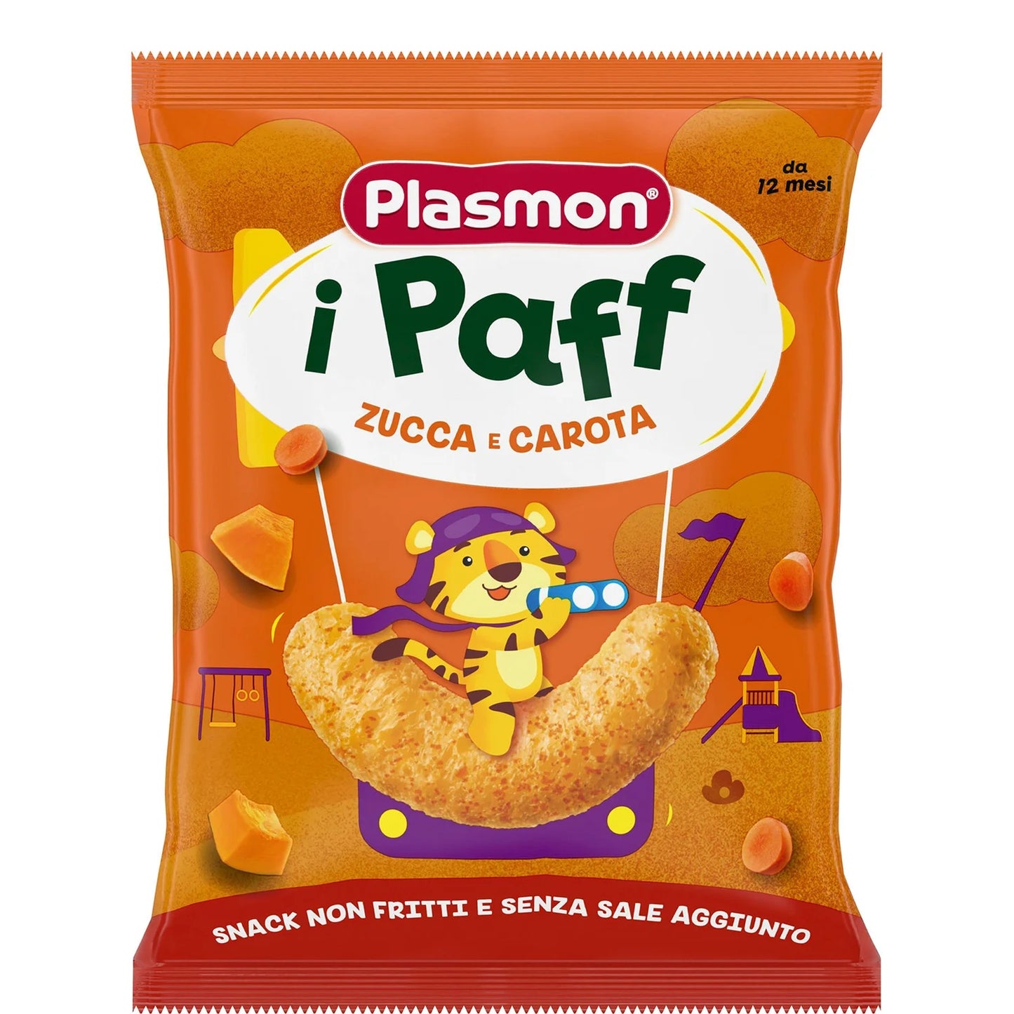 Plasmon I Paff - Snack non fritti e senza sale aggiunto - 15 g