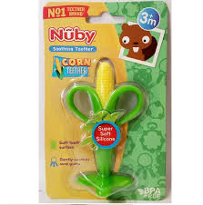 Nuby Massaggiagengive Pannocchia in Silicone 3m+