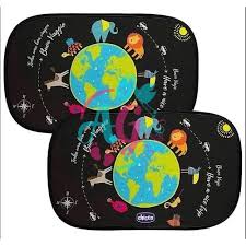Chicco Tendine Parasole senza ventose, si attacca direttamente al vetro - 2pz 31x51cm