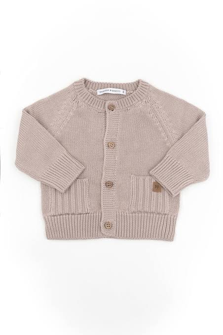 Bamboom Cardigan bimbo - Col. Cammello 33 - 9/12 Mesi