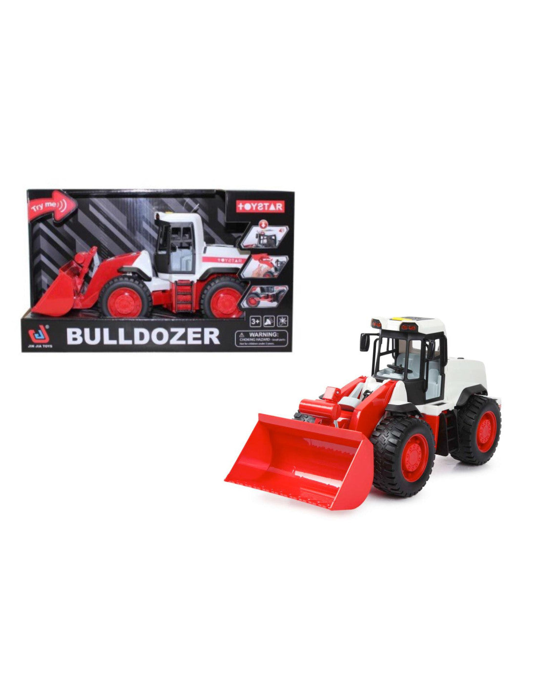 Toystar - Bulldozer ruspa grande con luci e suoni