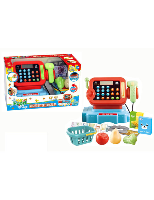 Kidz Corner - Registratore di cassa digitale con calcolatrice e accessori