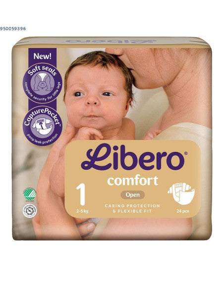 Libero Comfort Open Pannolini 1° 2-5kg 24 pz