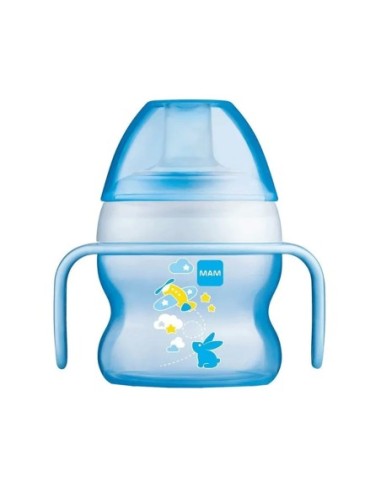 Mam Starter Cup - La prima tazza del bambino, extra leggera, Manici anti-scivolo compatibili con tutte le tazze Mam 4m+