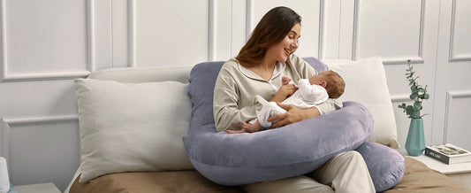 Momcozy Cuscino per gravidanza a forma di U