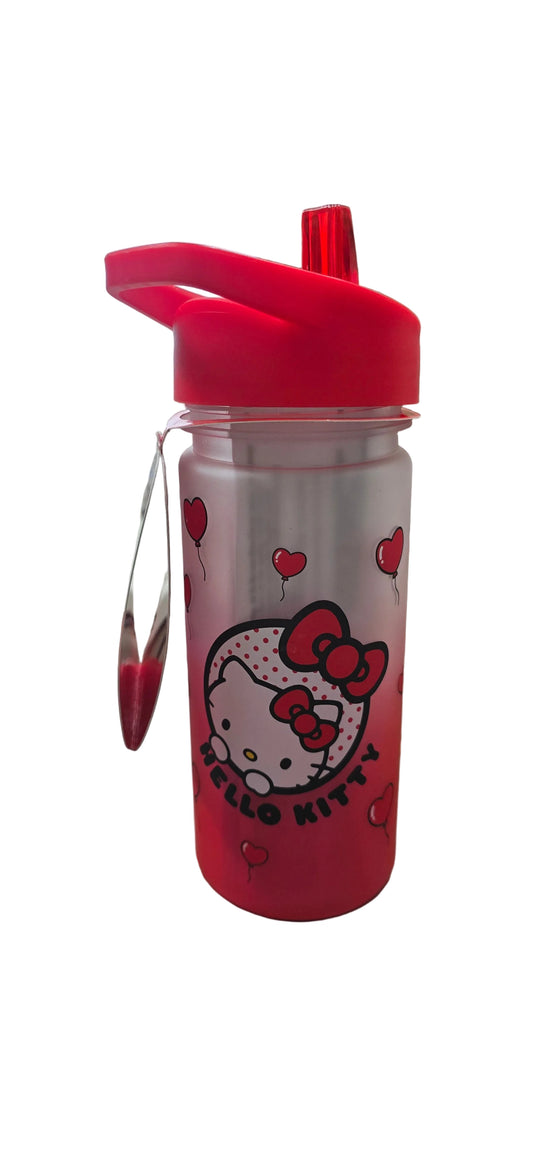 Hello Kitty Borraccia con cannuccia 450 ml