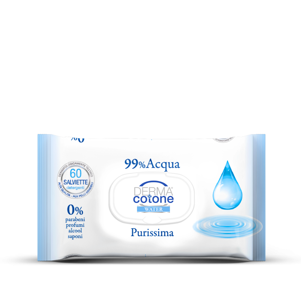 Dermacotone Salviette Acqua Purissima 99% da 60pz
