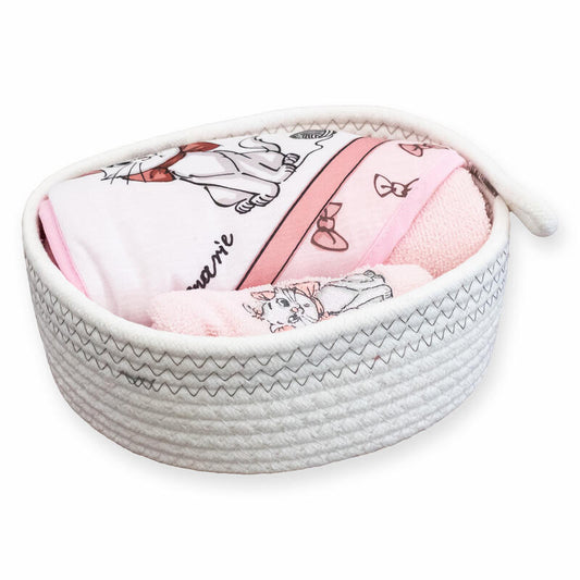 Disney Baby Cestino Minù con Accappatoio 75x75 cm e Manopola 24x14 cm in Idrospugna