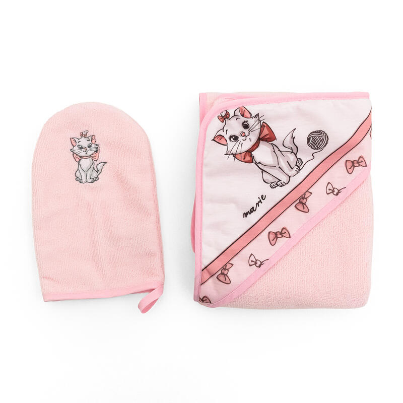 Disney Baby Cestino Minù con Accappatoio 75x75 cm e Manopola 24x14 cm in Idrospugna