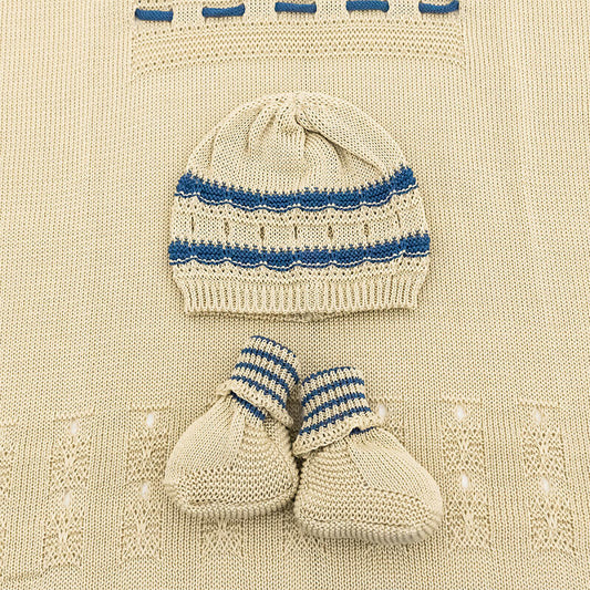 Babychic Set Neonato Coordinato 5 pz Corda Avion Misura unica