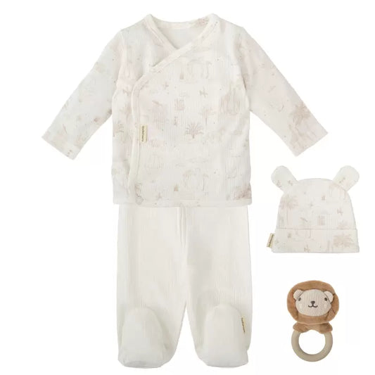 Bimbidreams Set Regalo Tutina 1-3 mesi 56 cm + Cappellino + Sonaglino