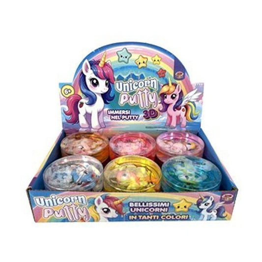 Slime Unicorno/Dinosauro Putty vasetto