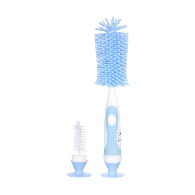 I'm Baby Scovolino Spazzola Biberon con manico antiscivolo, setole morbide e ventosa