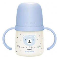 Suavinex Tazza Night&Day con manici che si illuminano al buio - tettarella anti colica - 6m+ 150 ml