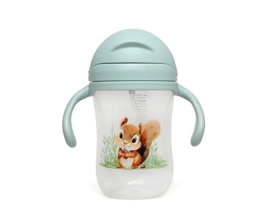 Kiokids Tazza con cannuccia 6+m 300ml