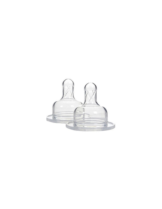 Dr.Brown - Tettarelle in Silicone 2pz Livello 4 Collo largo 9m+