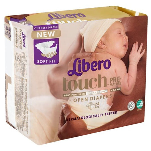 Libero Touch Open Pre-mature Pannolini <2.5kg 24 pz