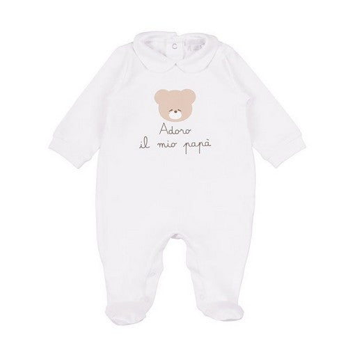 Nanan Tutina "Adoro il mio papà" 0-1 mese Bianco