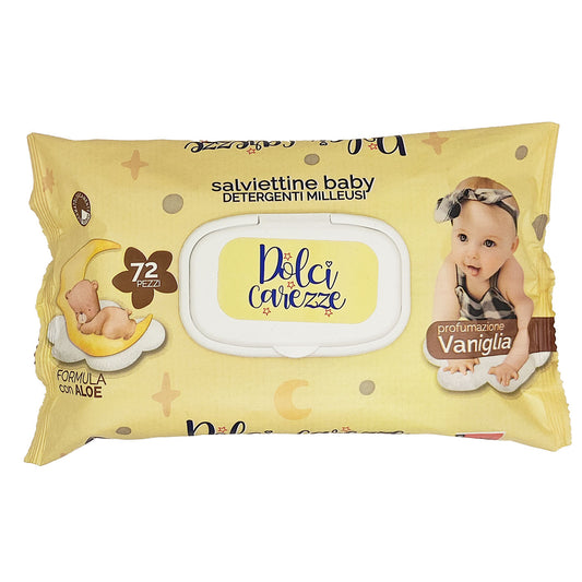Piuma Lady Salviettine Baby Dolci carezze alla Vaniglia 72 pz