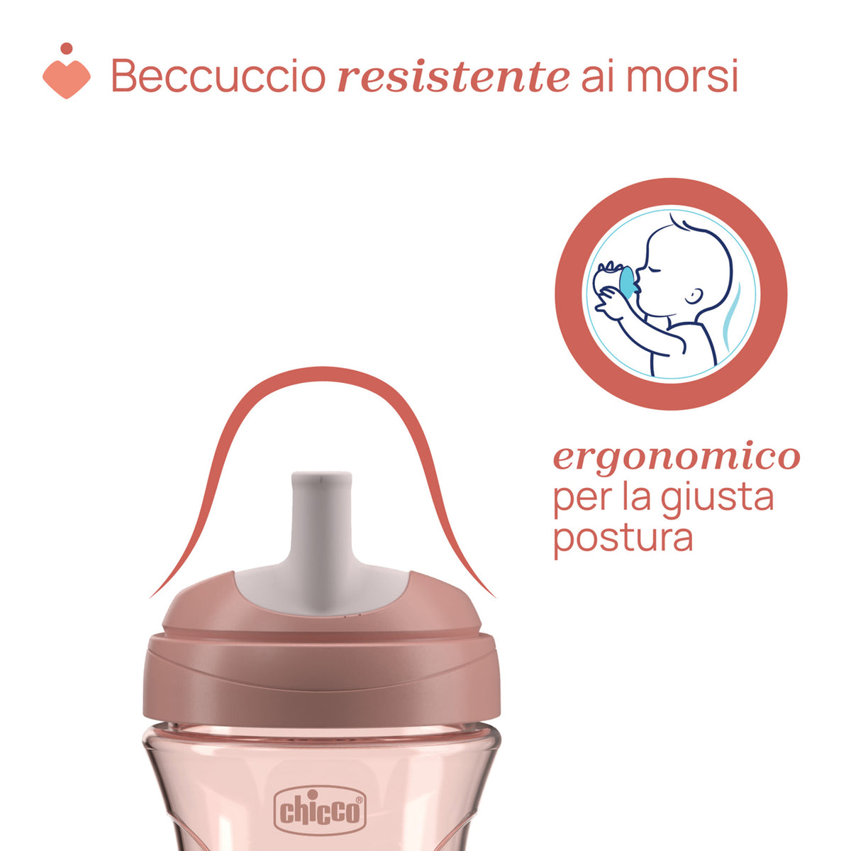Chicco Advanced Cup Tazza Antigoccia o Flusso Lubero 2in1 - 266 ml 12m+