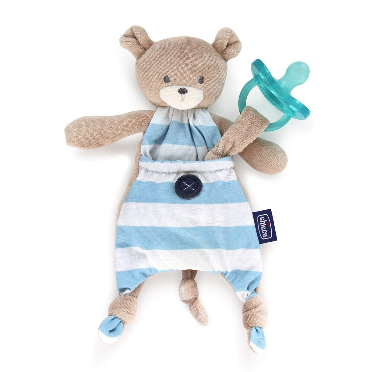 Chicco Pocket Friend - L'amico del succhietto - Portasucchietto in tessuto 0m+