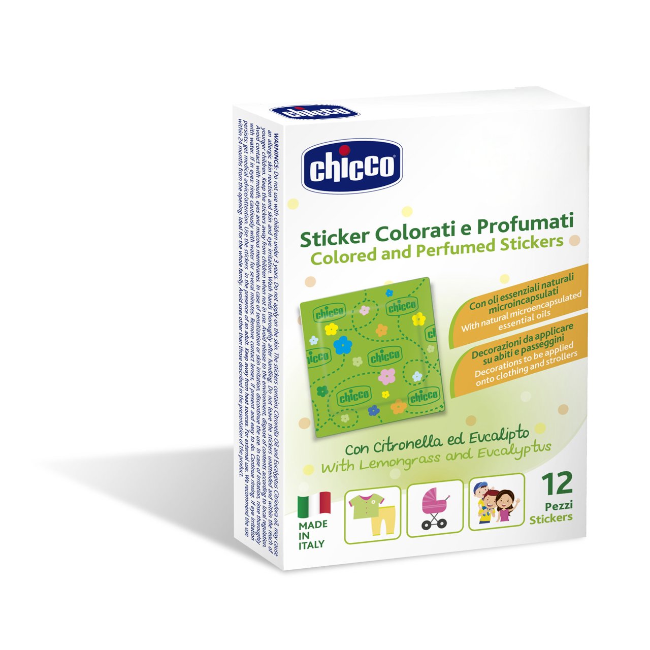 Chicco Cerotti Colorati e Profumati - Anti zanzare