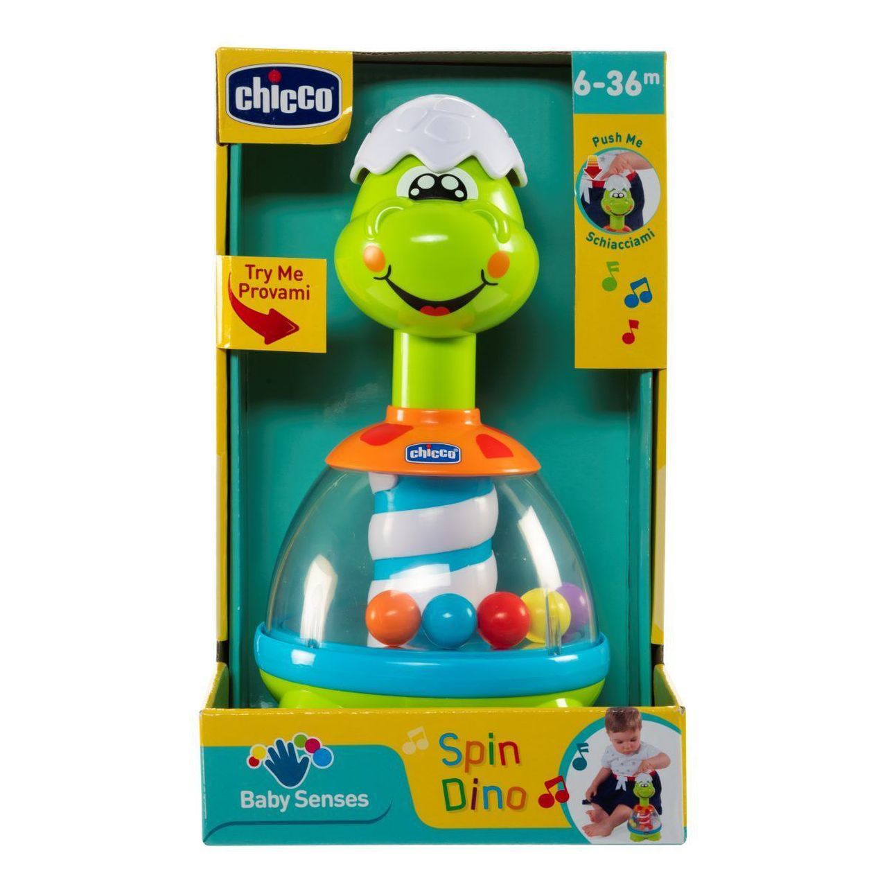 Chicco - Spin Dino Trottolino 6-36 mesi