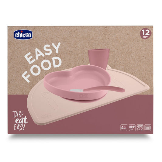 Chicco Set Pappa Easy Food in Silicone 4 pz 12m+