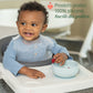 Chicco Easy Start Set Pappa Svezzamento in Silicone 3 pz - Bavaglino - Cucchiaino - Ciotola