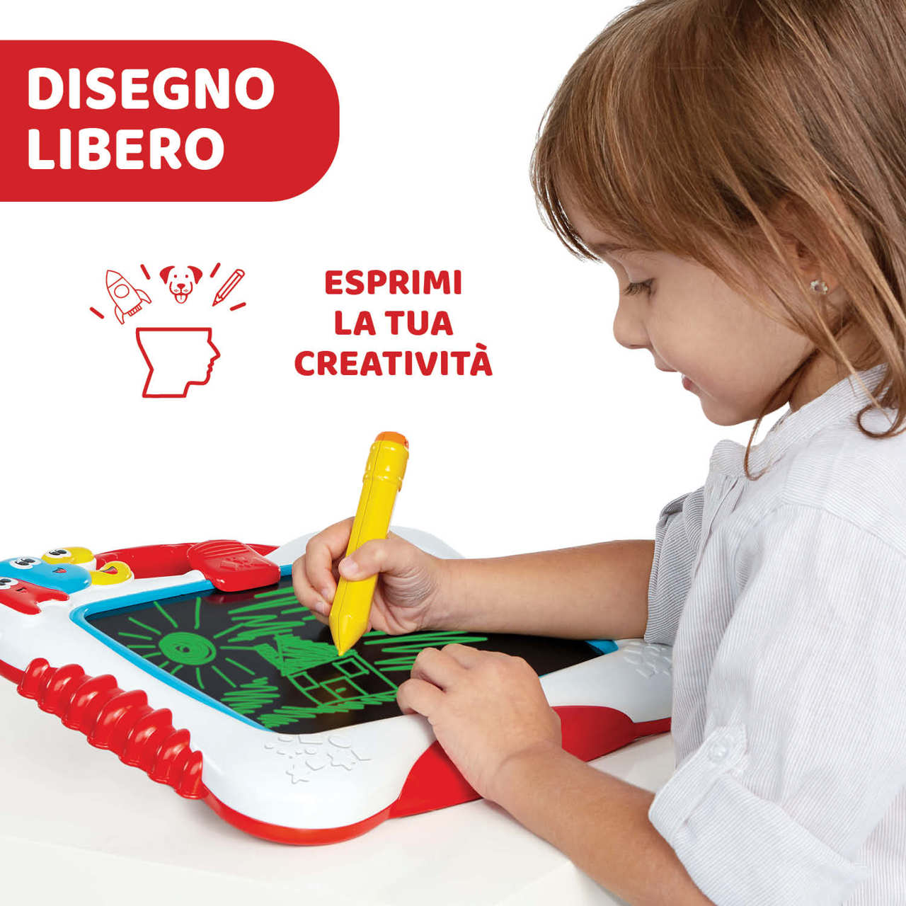 Chicco Edu - Lavagna Leggi e Scrivi 2-6 anni