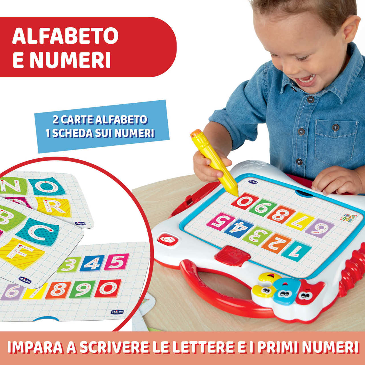Chicco Edu - Lavagna Leggi e Scrivi 2-6 anni
