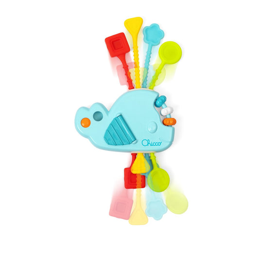 Chicco - Pull String Balena - Gioco Montessori 6-36 mesi
