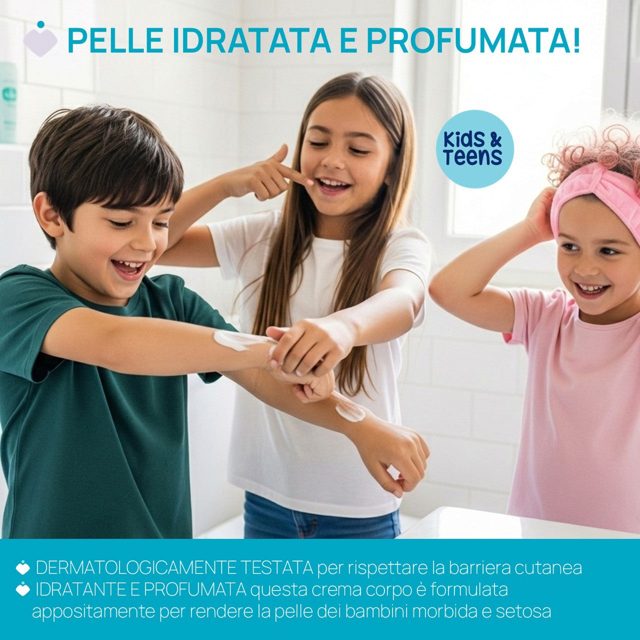 Chicco Pop Creamy Lozione Corpo Idratante Crema alla Vaniglia 150 ml - Kids e Teen