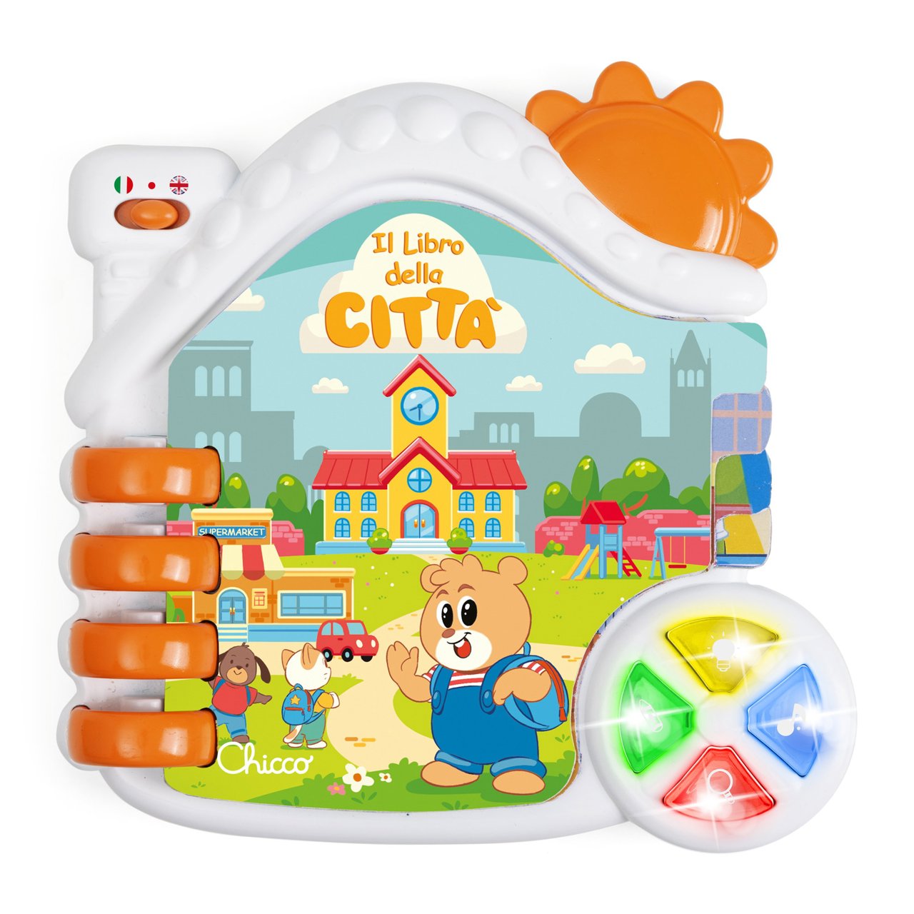 Chicco - Il libro della Città - Educativo Bilingue 6-36 mesi