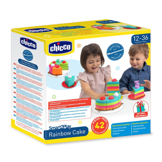 Chicco Gioco Montessori Torta Arcobaleno 12-36 mesi