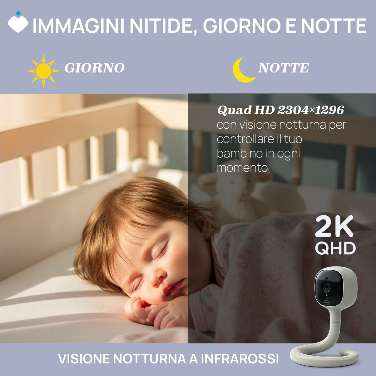 Chicco Video Baby Monitor WI-FI – Smart AI