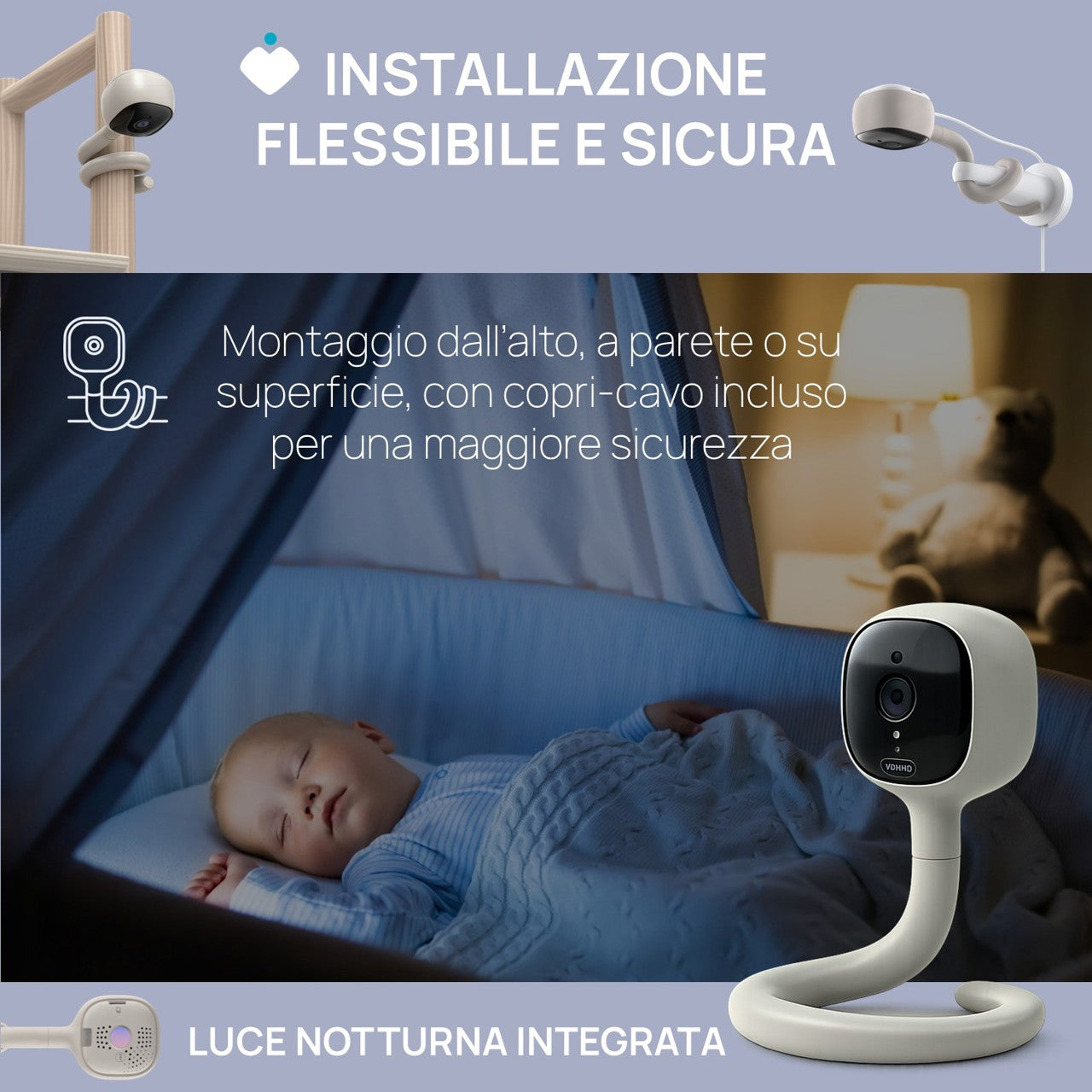 Chicco Video Baby Monitor WI-FI – Smart AI