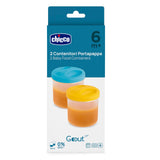 Chicco 2 Contenitori Portapappa da 250 ml 6m+