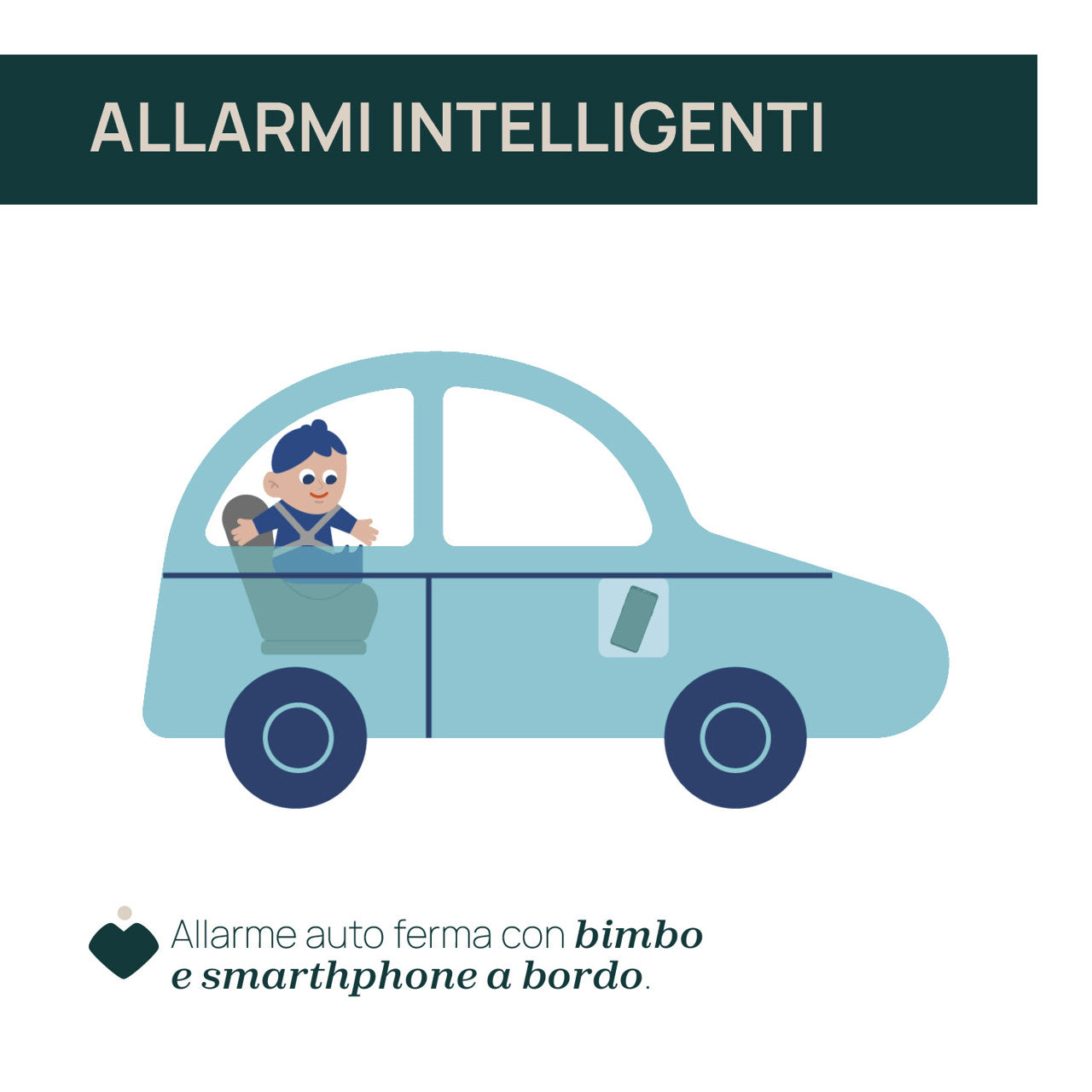 Chicco BebèCare Easy-Tech Dispositivo Anti-abbandono