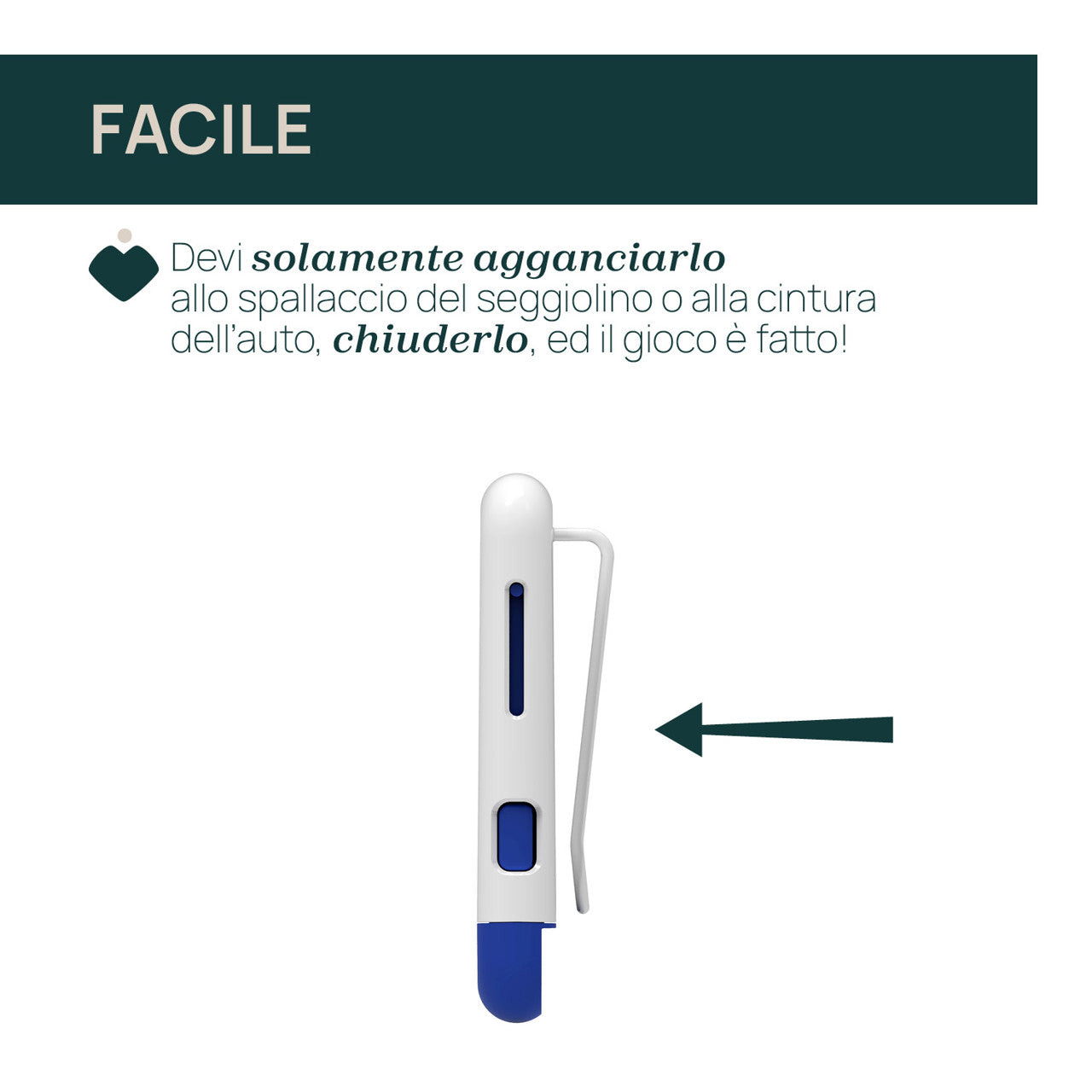 Chicco BebèCare Easy-Tech Dispositivo Anti-abbandono
