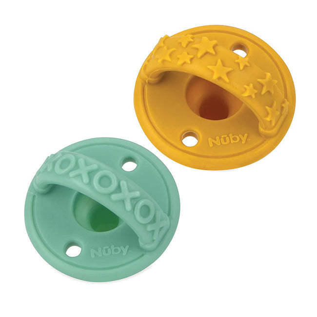 Nuby 2 Succhietti in silicone 0-6m